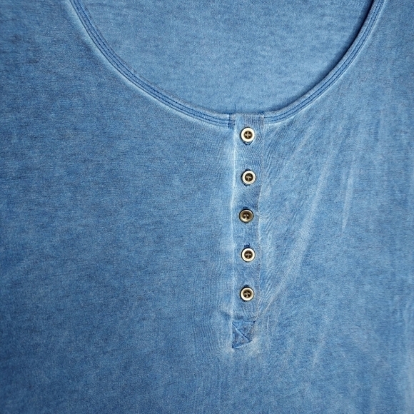 JANE AND DELANCEY WOMENS SLEEVELESS BLUE TOP SIZE XL - Picture 3 of 7